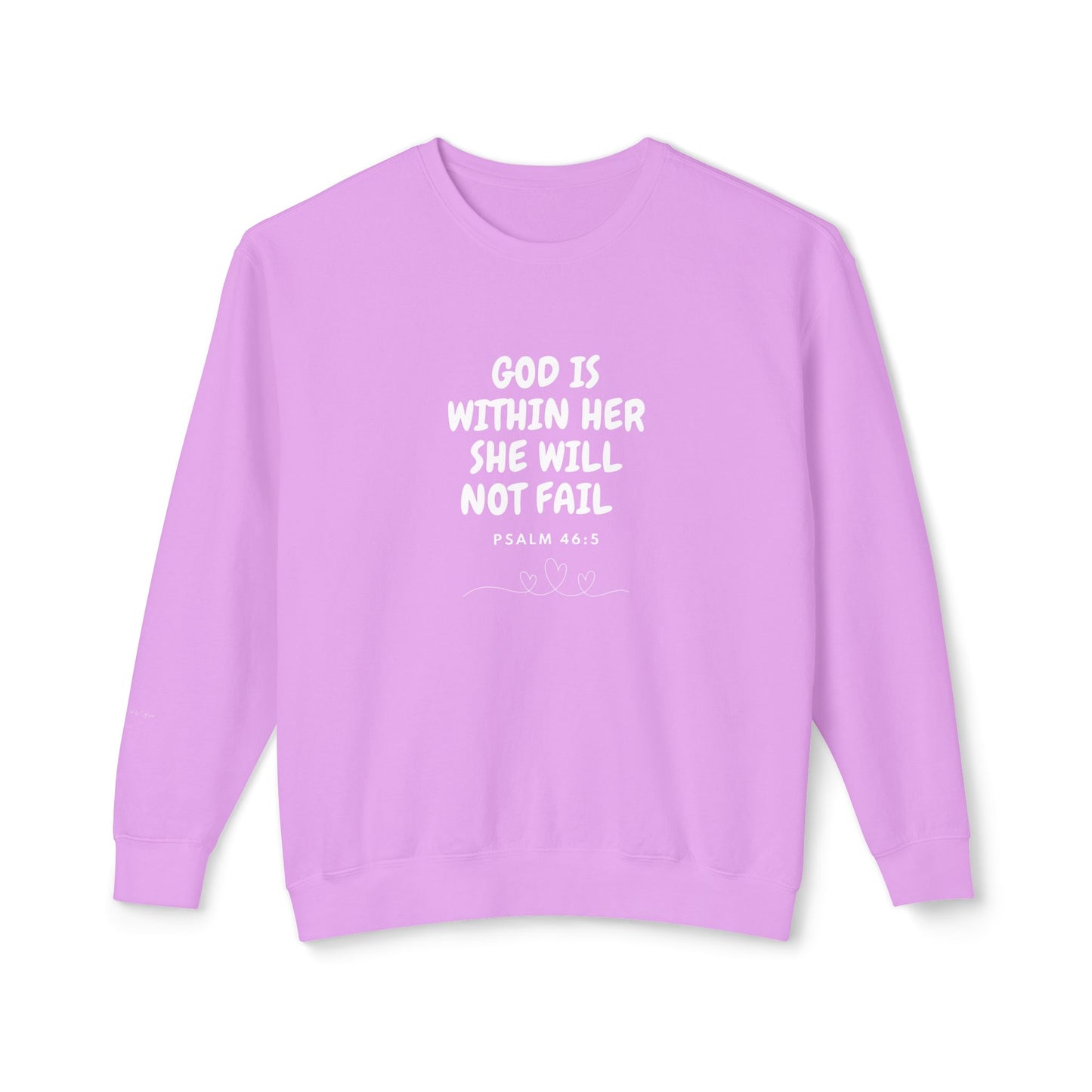 God Is Within Her Inspirational Sweatshirt