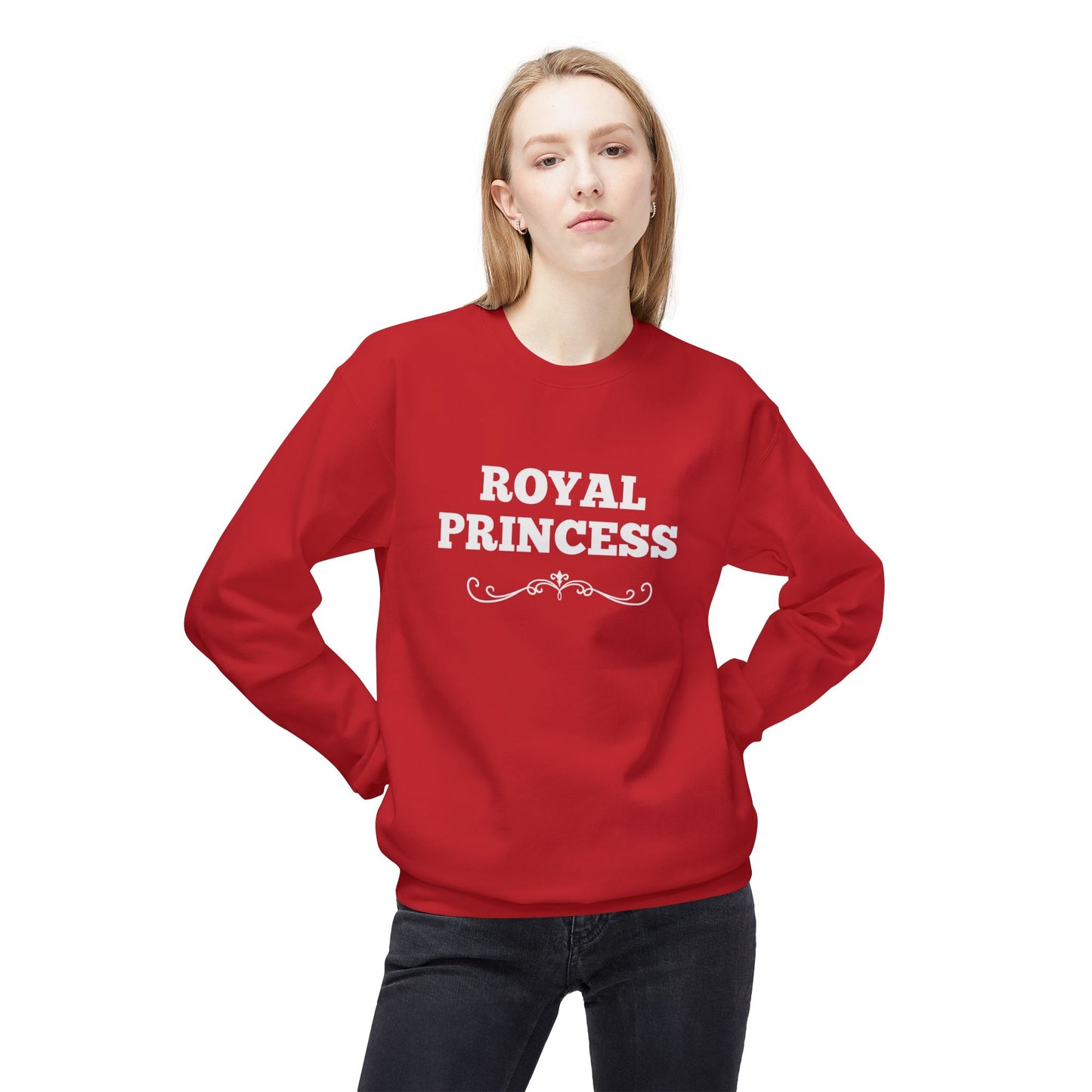 Royal Princess Fashion Sweatshirt | Women's Softstyle Fleece Crewneck