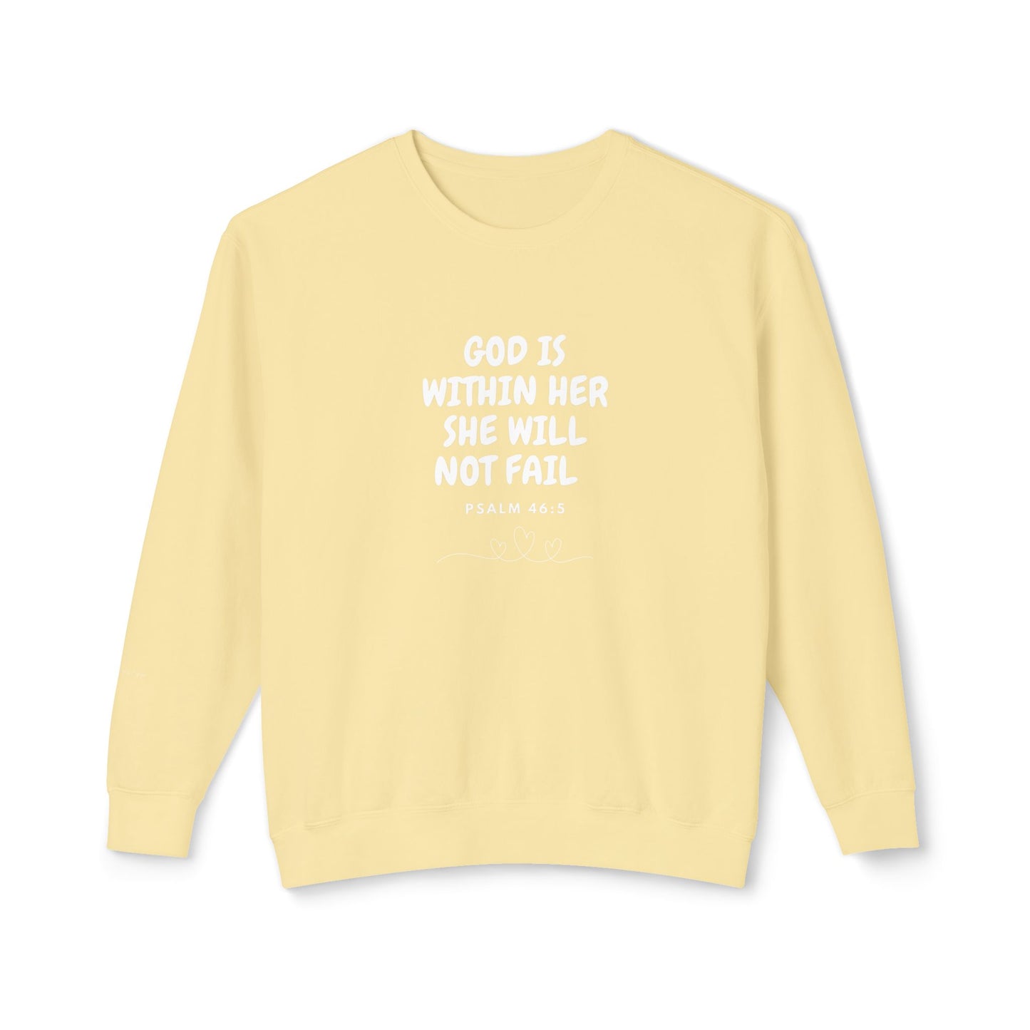 God Is Within Her Inspirational Sweatshirt