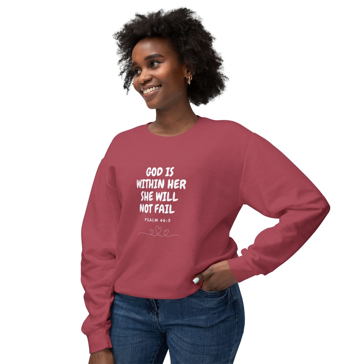 God Is Within Her Inspirational Sweatshirt