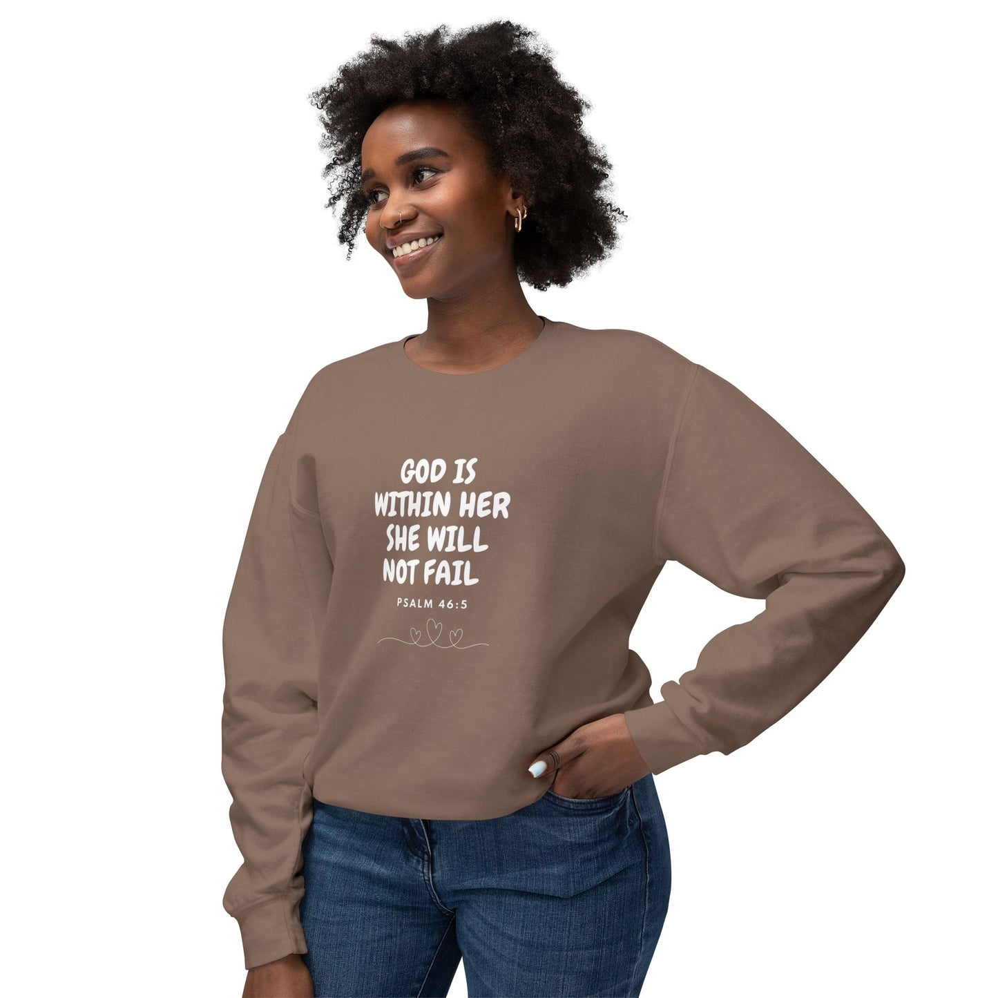 God Is Within Her Inspirational Sweatshirt