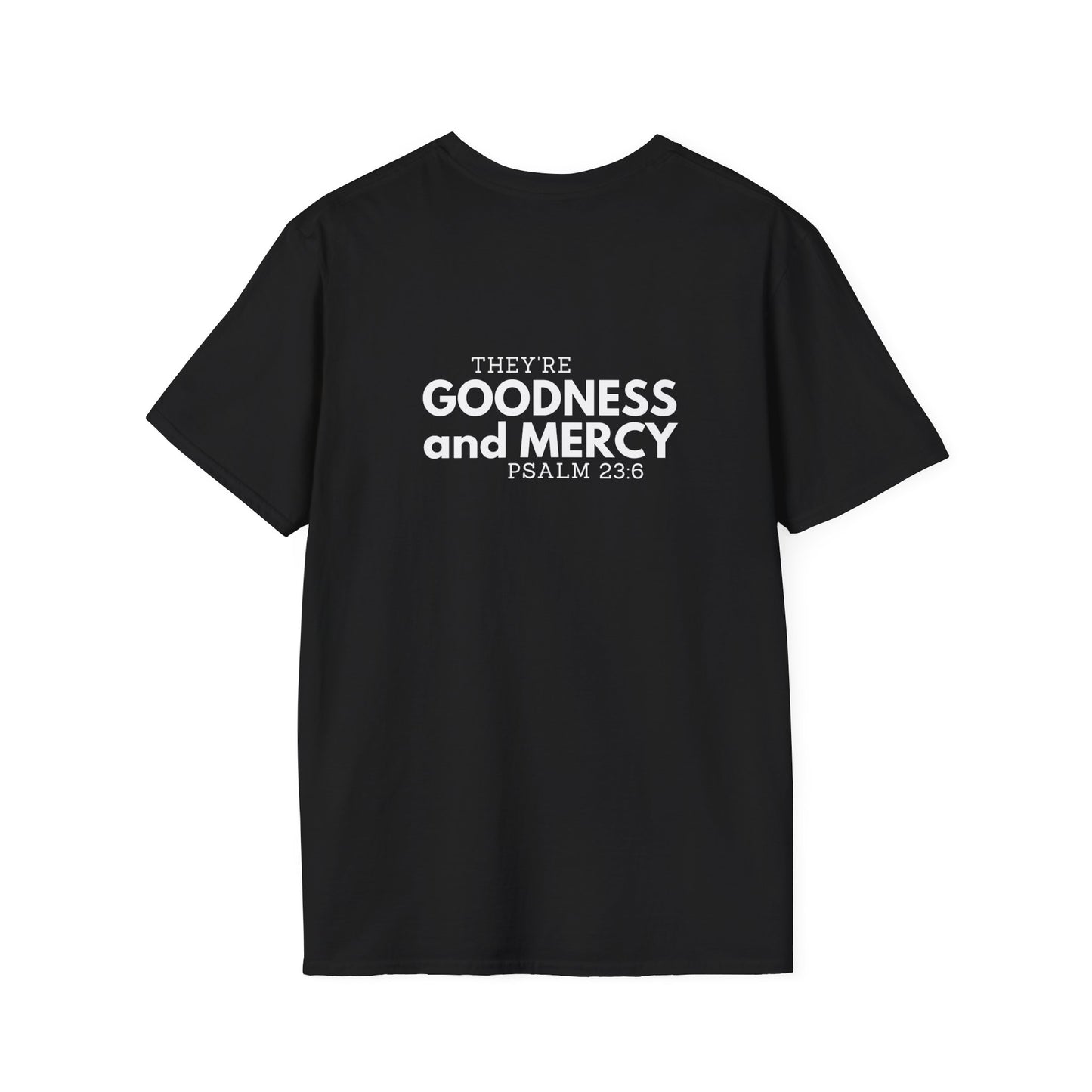 Two Followers Unisex Scripture T-Shirt | Goodness and Mercy Psalm 23