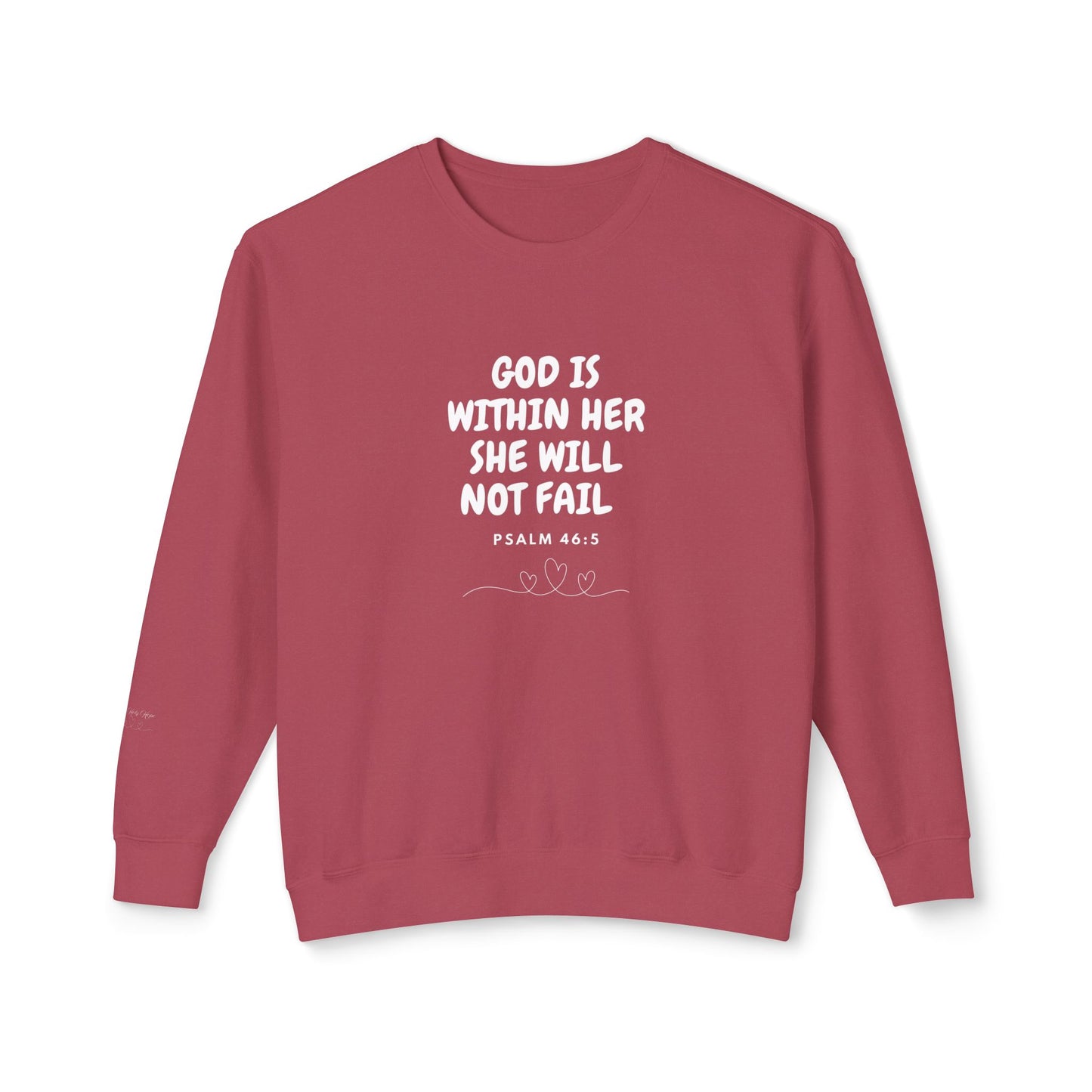 God Is Within Her Inspirational Sweatshirt