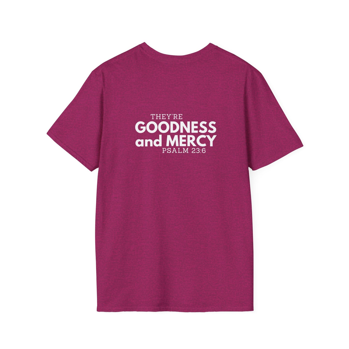 Two Followers Unisex Scripture T-Shirt | Goodness and Mercy Psalm 23