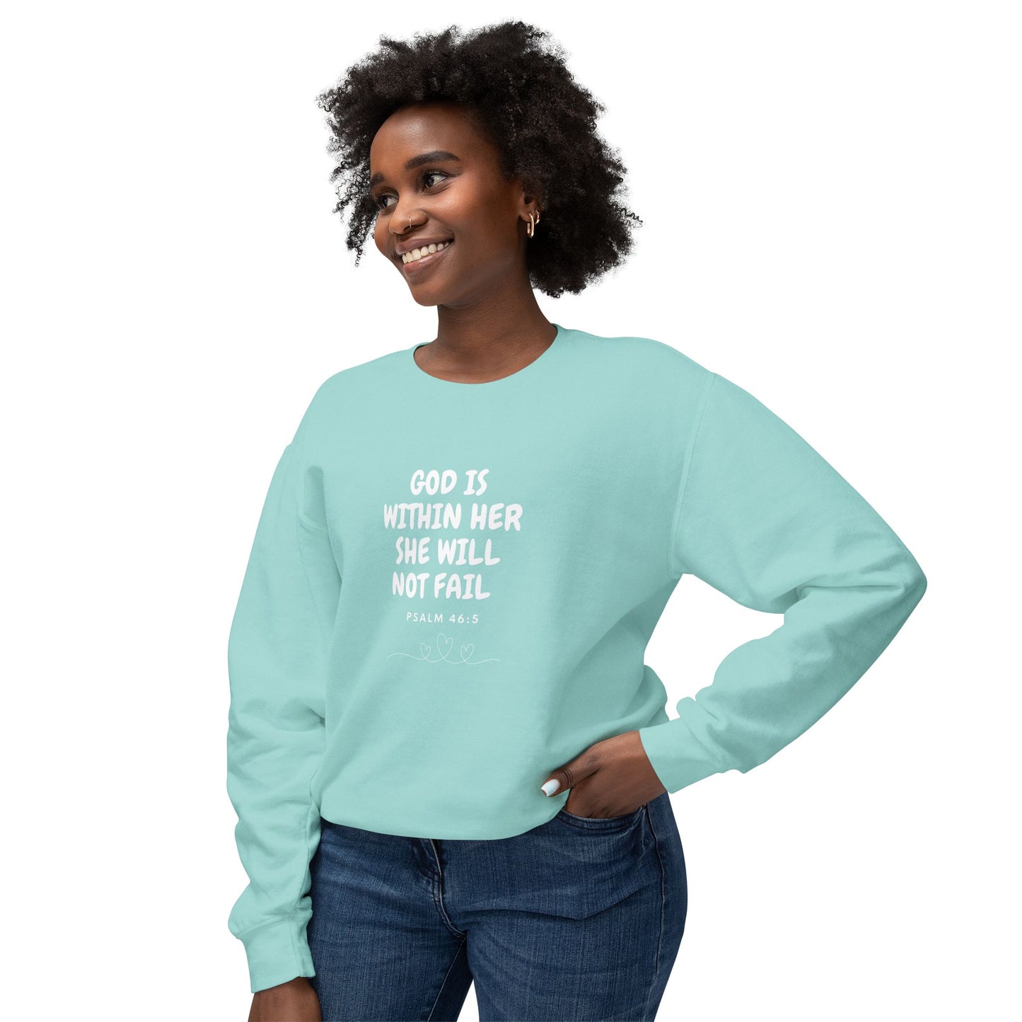 God Is Within Her Inspirational Sweatshirt
