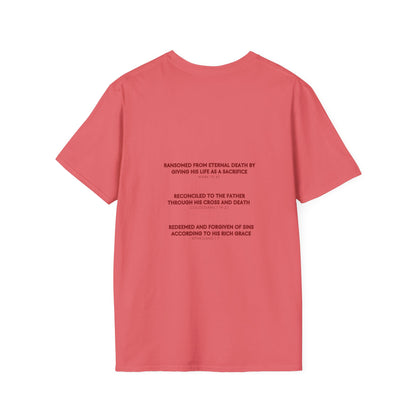 Ransomed/Reconciled/Redeemed | Faith-Inspired Unisex Softstyle T-Shirt