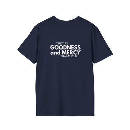 Two Followers Unisex Scripture T-Shirt | Goodness and Mercy Psalm 23