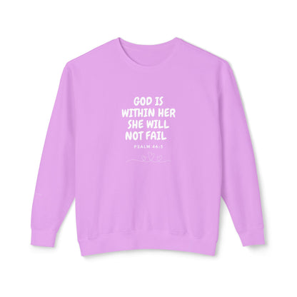 God Is Within Her Inspirational Sweatshirt