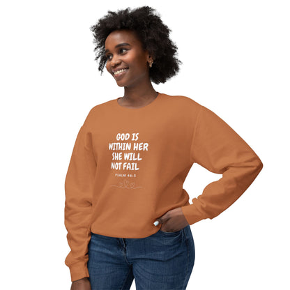 God Is Within Her Inspirational Sweatshirt