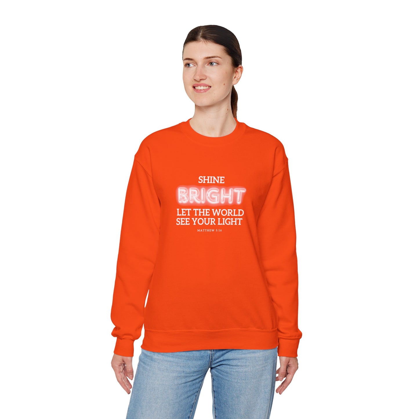 Shine Bright | Inspirational Message Unisex Sweatshirt