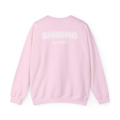 Godly Glow | Unisex Faith Inspired Crewneck Sweatshirt