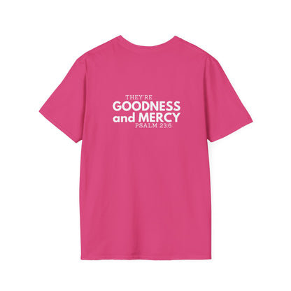 Two Followers Unisex Scripture T-Shirt | Goodness and Mercy Psalm 23