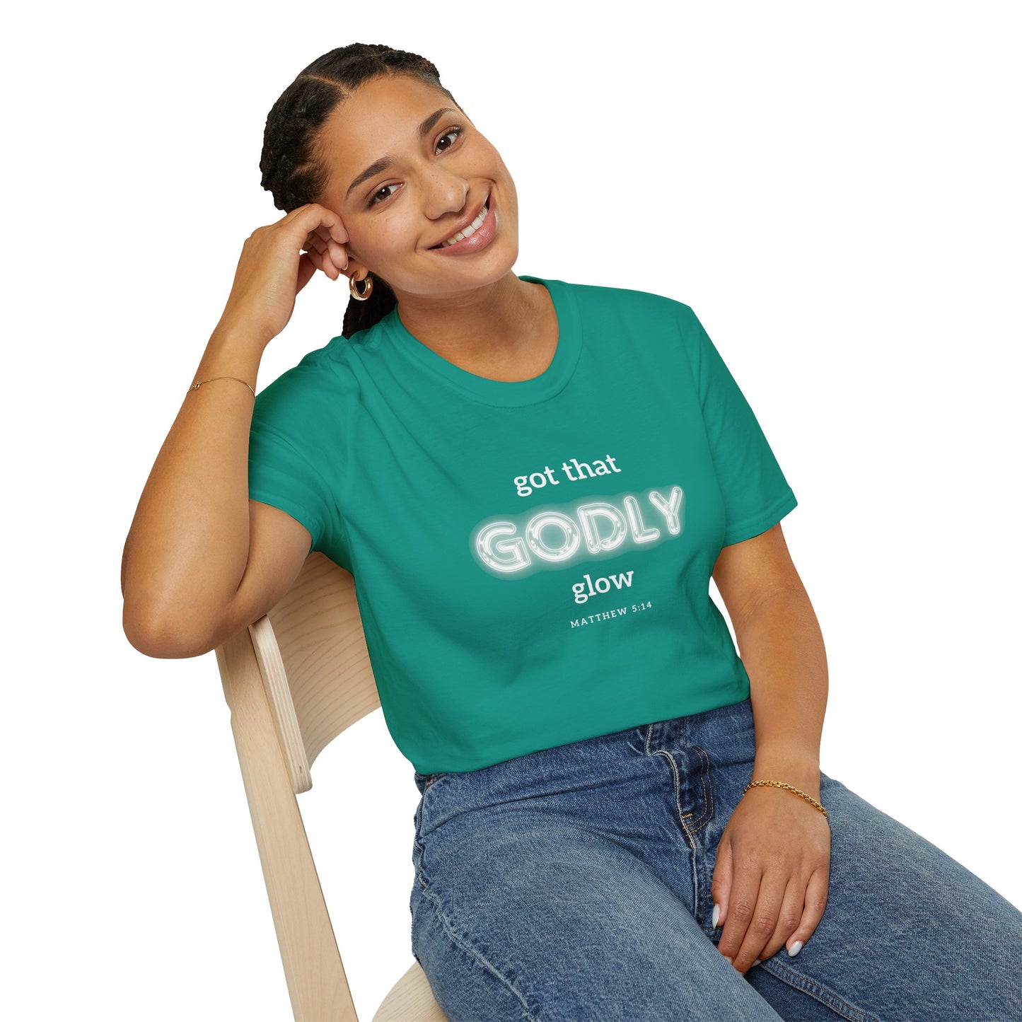 Godly Glow | Unisex Inspirational Tee