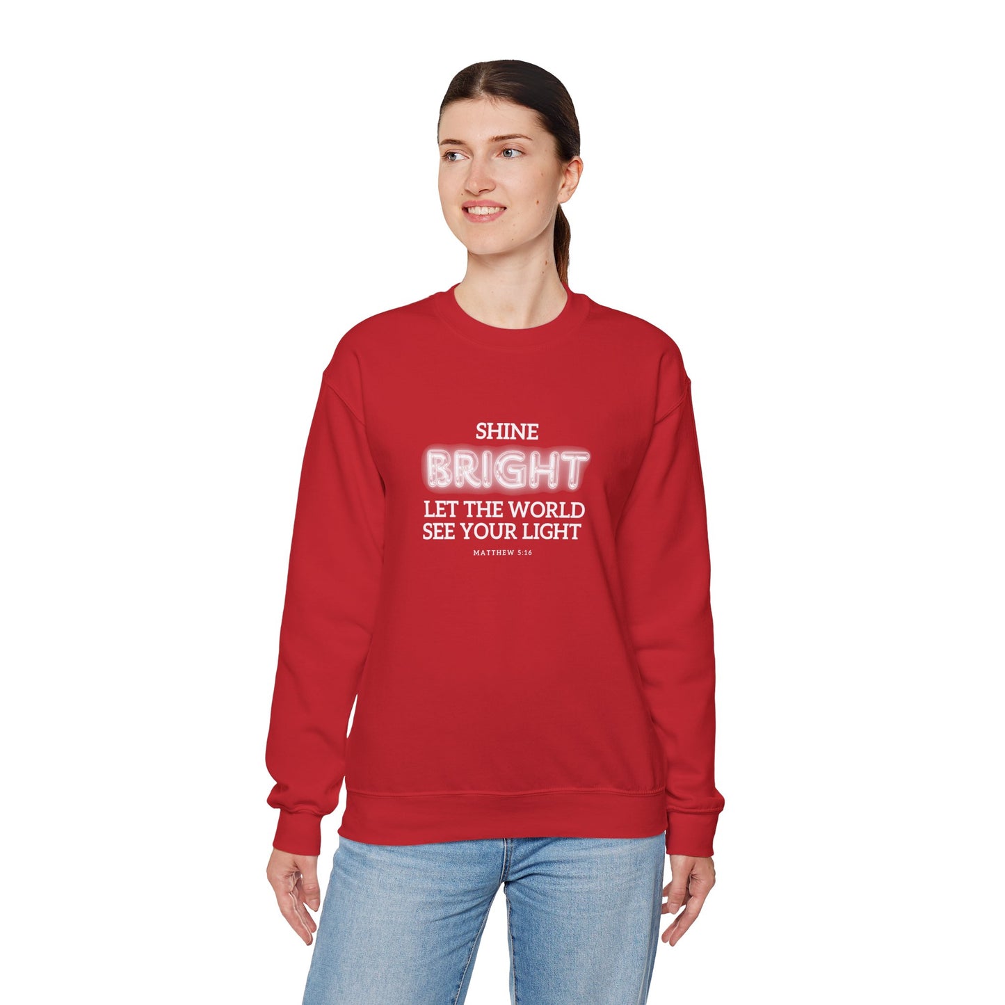 Shine Bright | Inspirational Message Unisex Sweatshirt