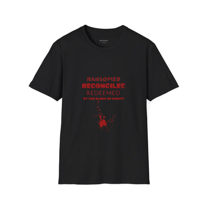 Ransomed/Reconciled/Redeemed | Faith-Inspired Unisex Softstyle T-Shirt