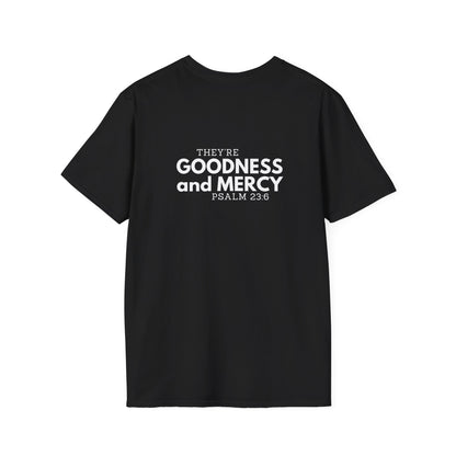 Two Followers Unisex Scripture T-Shirt | Goodness and Mercy Psalm 23