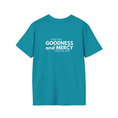 Two Followers Unisex Scripture T-Shirt | Goodness and Mercy Psalm 23