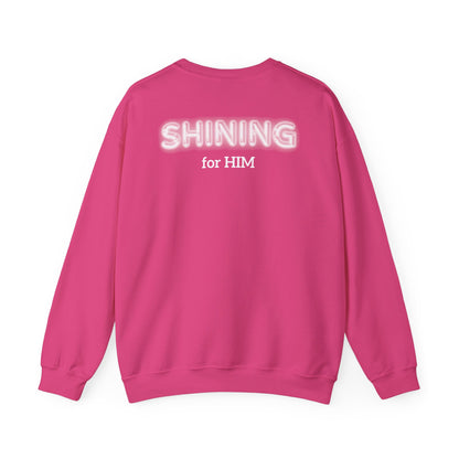 Godly Glow | Unisex Faith Inspired Crewneck Sweatshirt