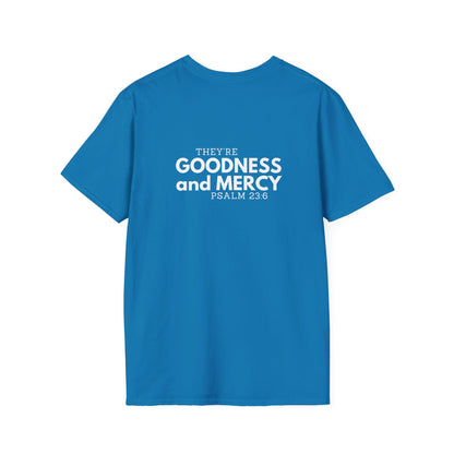 Two Followers Unisex Scripture T-Shirt | Goodness and Mercy Psalm 23