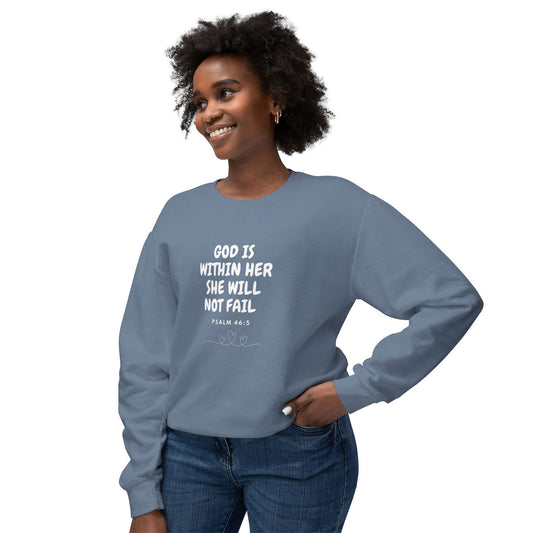 God Is Within Her Inspirational Sweatshirt