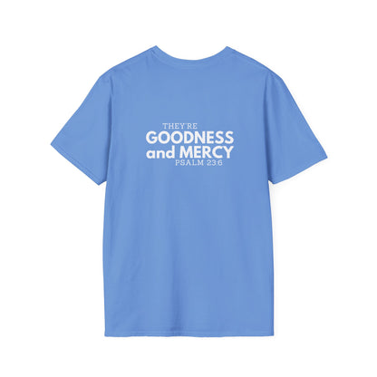 Two Followers Unisex Scripture T-Shirt | Goodness and Mercy Psalm 23